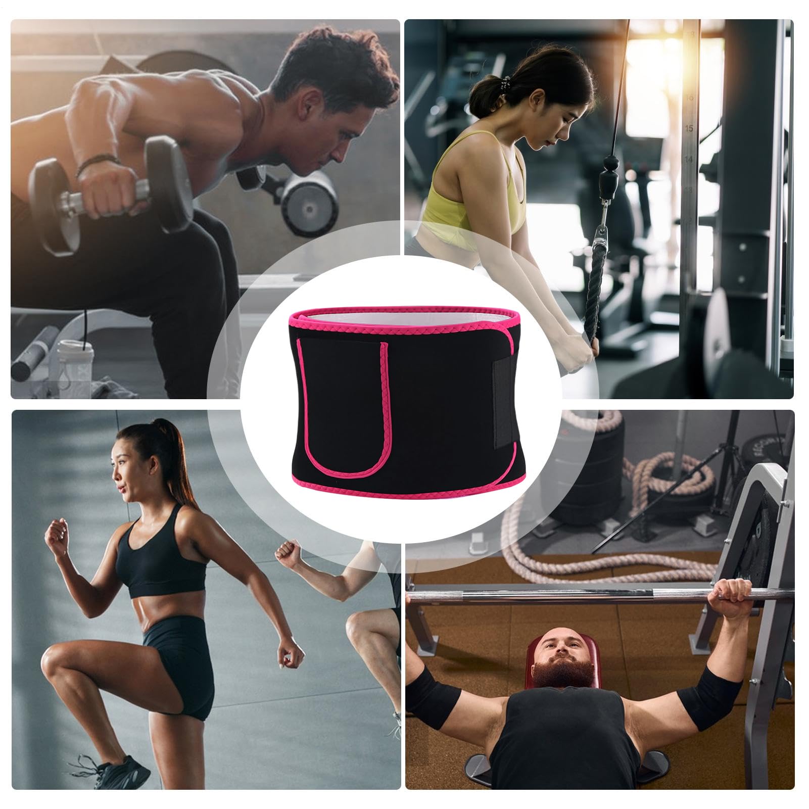 Pas wyszczuplający brzuch do utraty wagi, opaska na brzuch | Oddychający neoprenowy pas wyszczuplający męski odchudzający codzienne noszenie fitness taniec
