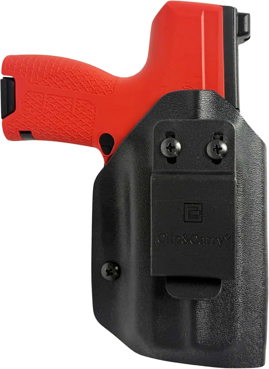 Clip & Carry IWB/OWB Kydex Holster for Byrna CL Compact – Ambidextrous Concealed Carry Holster – Inside or Outside Waistband – Can be Used Right or Left Handed – USA Made