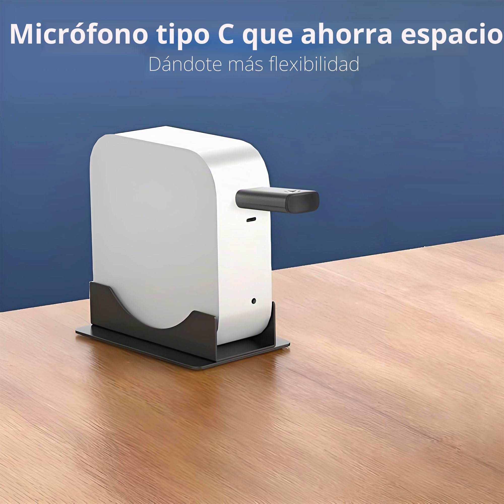 DUNGZDUZ Mini micrófono USB C para Mac Mini M4/M4 Pro y MacBook | Micrófono Condensador Plug and Play, Compacto y portátil, Audio Claro para Trabajo y Estudio