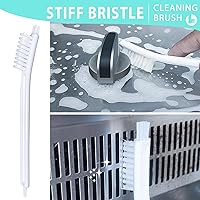 Vista 5 de Juego de cepillos de limpieza pequeños, 4 piezas, herramienta de limpieza para el hogar de grietas para ventana, ranura para puerta corrediza