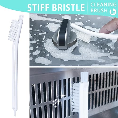 Miniatura 5 de Juego de cepillos de limpieza pequeños, 4 piezas, herramienta de limpieza para el hogar de grietas para ventana, ranura para puerta corrediza,