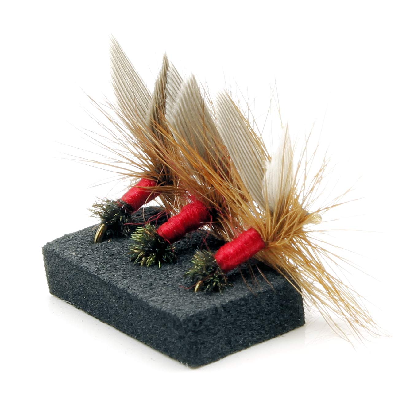 BestCity - Set di 16 mosche bagnate doppie per Seatrout e salmone piccolo, taglia 8# 324 BestCity - Set di 16 mosche bagnate doppie per Seatrout e salmone piccolo, taglia 8# 324