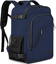 WENIG Ryanair Hand Luggage 40 x 20 x 25 cm for Airplane Travel Small Cabin Bag for Flights Backpack Women Men 14 Inches Laptop Backpack with USB Charger for School Hiking Work Blue