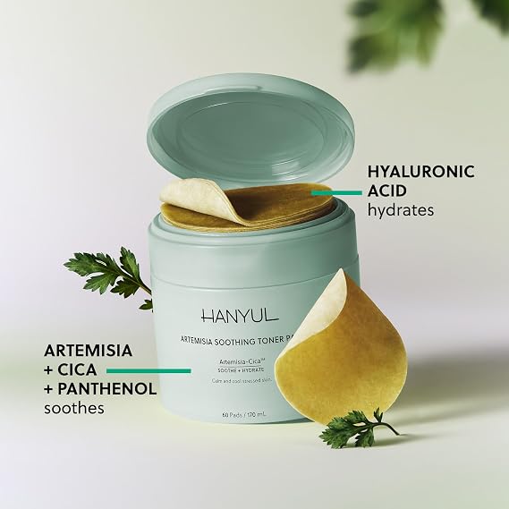 HANYUL Artemisia Toner Pads + Cream