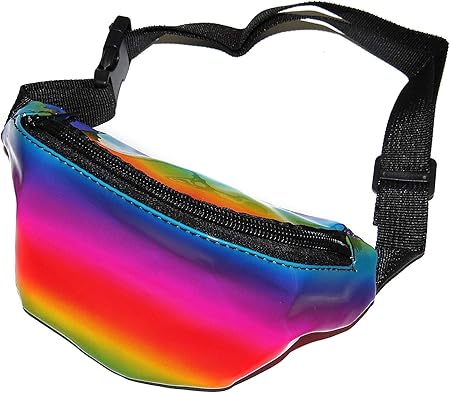 rainbow bum bag