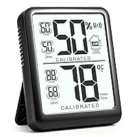 Vista 1 de Antonki Room Thermometer, Digital Small Hygrometer Indoor Thermometer Humidity Gauge, Temperature Humidity Meter with Max/Min Record Monitor Sensor