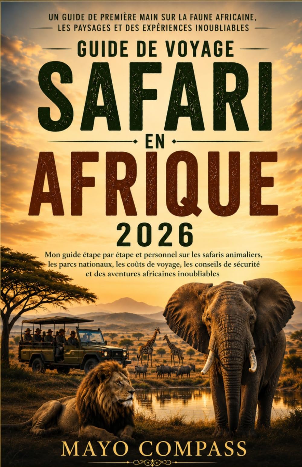 GUIDE DE VOYAGE SAFARI EN AFRIQUE 2026: Mon guide pas à pas à la première personne sur les safaris animaliers, les parcs nationaux, les itinéraires, ... et les aventures africaines inoubliables