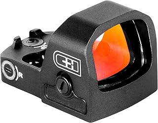 C+H EDC Micro Red Dot Sight for Pistol | RMSC Red Dot Footprint | Shake Awake Red Dot Reflex Sight for Pistol | 3 MOA or Multi-Reticle Options