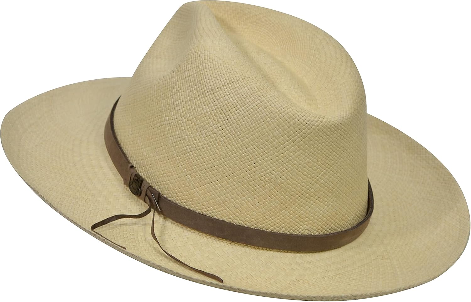 Original Panama Hat - Wide Brim Classic Fedora - Leather Band - Handmade in Ecuador by Ecua-Andino - Image 5