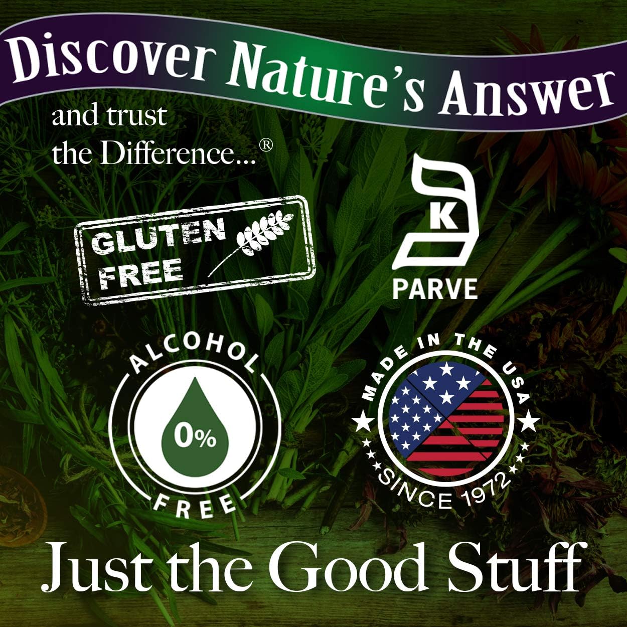 Nature's Answer Alcohol-Free Cleavers Herb, 1-Fluid Ounce | Supports Overall Wellbeing | Dietary Supplement