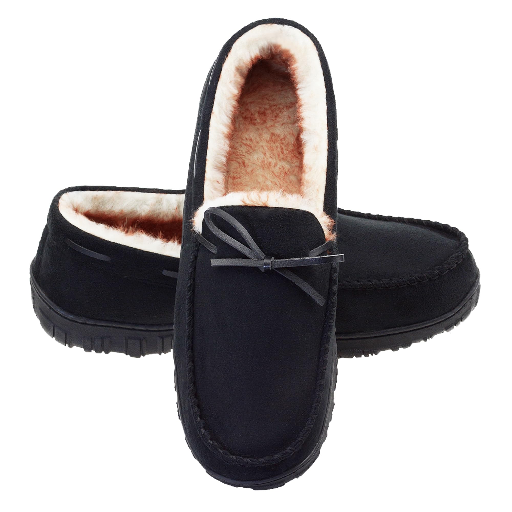LA PLAGE Men's Moccasin Slippers