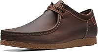Clarks Men's Shacre II Run Loafers - Stylish Leather Chukka with OrthoLite Cushioning & Lightweight Sole