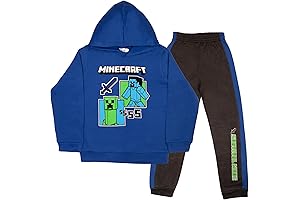 Minecraft Boys 2 Piece Fleece Pants Sets: The Ultimate Playtime Gear for Among Us Adventurers