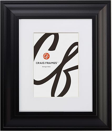 Miniatura 9 de Craig Frames Marco de fotos contemporáneo de 24 x 36 pulgadas, color negro satinado mate para mostrar una foto de 20 x 30 pulgadas