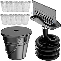 Vista 7 de Recolector de grasa trasero mejorado para plancha Blackstone, embudo de grasa trasero, trampa de grasa integrada, accesorios innovadores