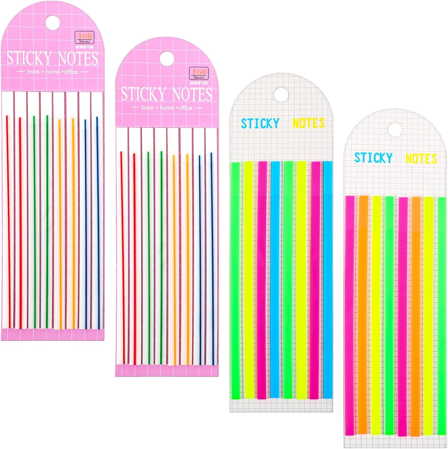 640 Pcs Mahjong Line Finder Notes, Mahjong Line Highlighter Stripe, for Players, Beginner Rule Reader & Strategy Assistant,No Adhesive Residue and Bright Writable Stickers(style1)