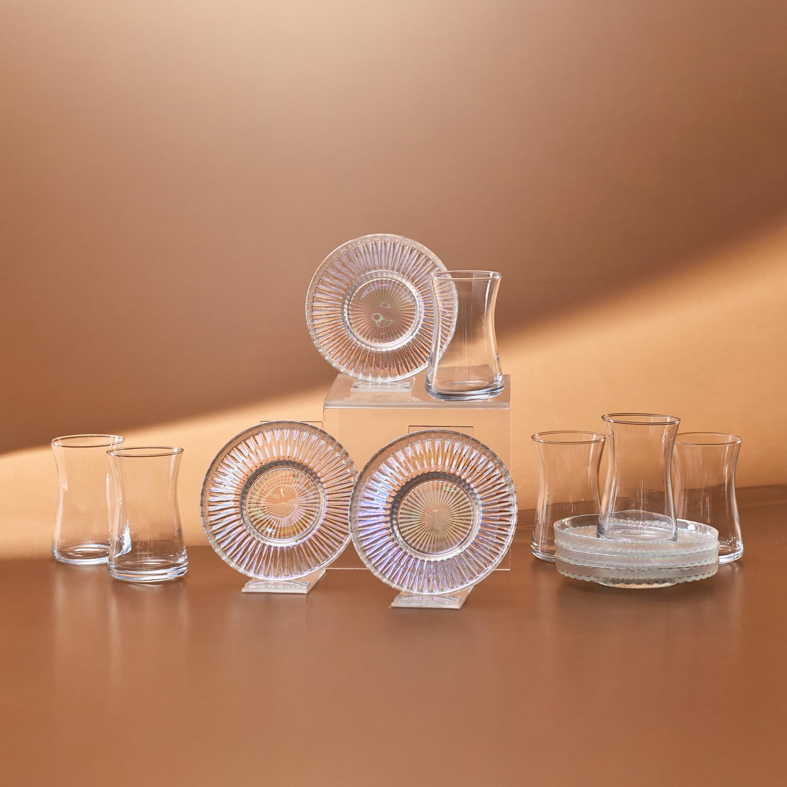 KARACA Lily Tea Set. 12 Pieces. Luster