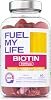 Biotin Gummies 10,000mcg – 60 Vegan Vitamins - Natural Strawberry Flavoured Two Yummy Gummy Daily Dose - Supports Normal Skin & Hair Growth - Chewable - No Artificial Sweeteners – UK Made