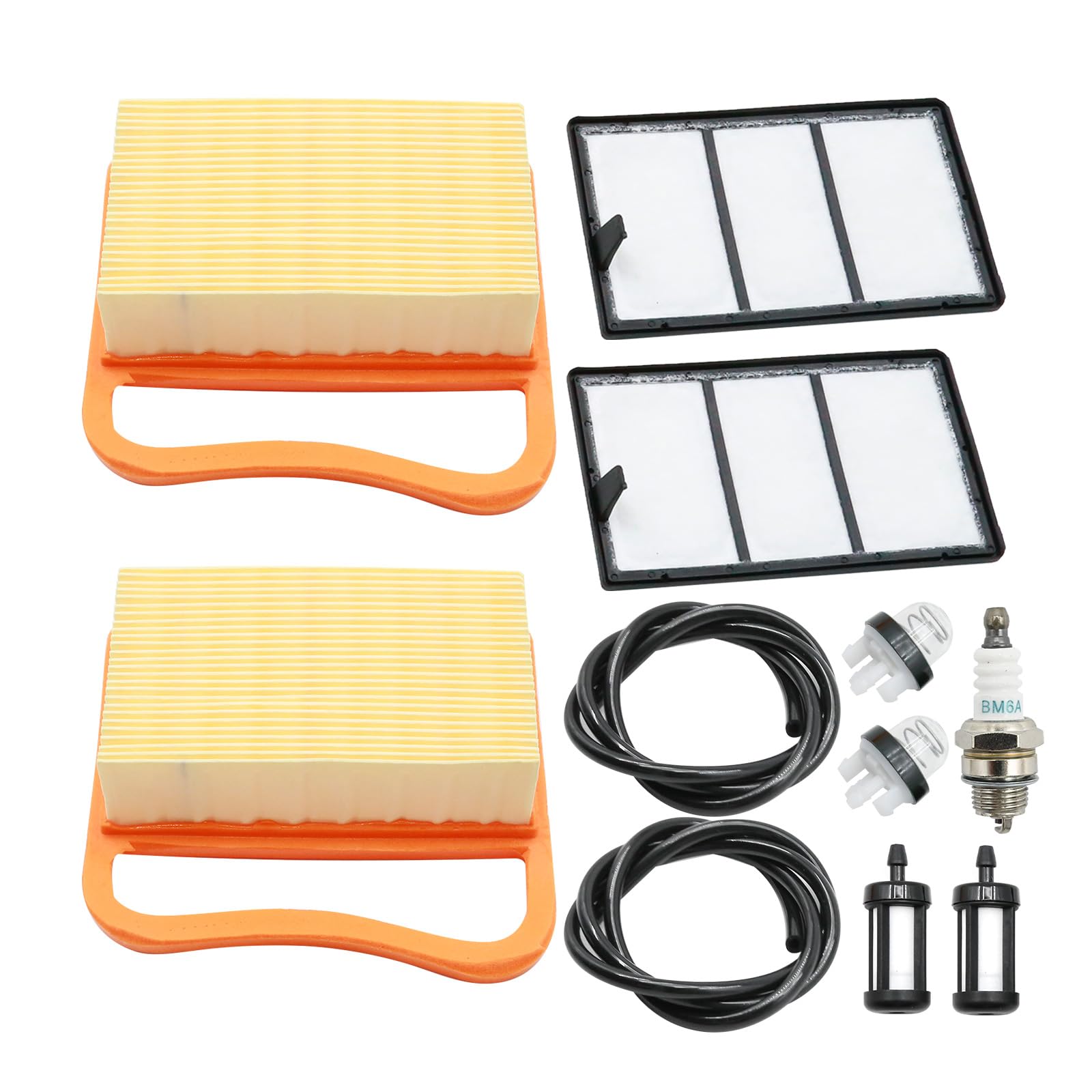 JUUDDENPARTS 4238-140-1800 Air Filter Kit with Fuel Line Spark Plug