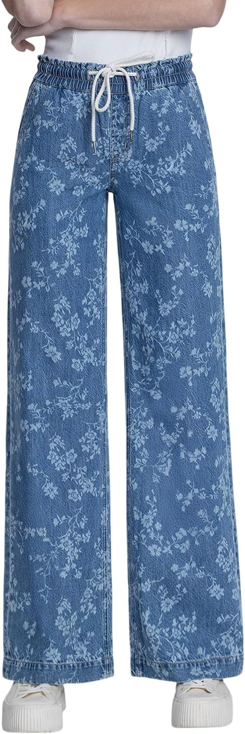 VERVET Women's Kris High Rise Baggy Wide Leg Jeans