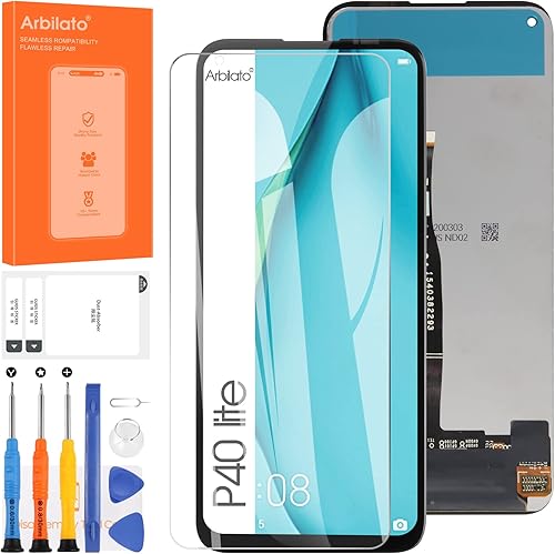 Pantalla para Huawei P40 Lite 4G Reemplazo de pantalla para P40 Lite 4G LCD Pantalla JNY-L21A, JNY-L01A, JNY-L21B Pantalla táctil Digitalizador