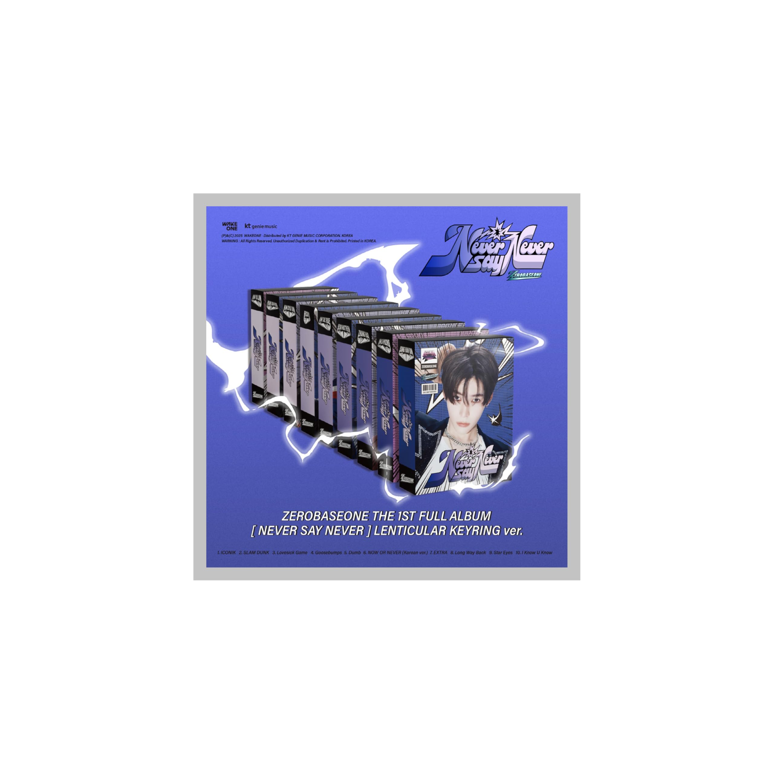 Amazon.com: ZEROBASEONE ZB1 NEVER SAY NEVER 1st Album Lenticular