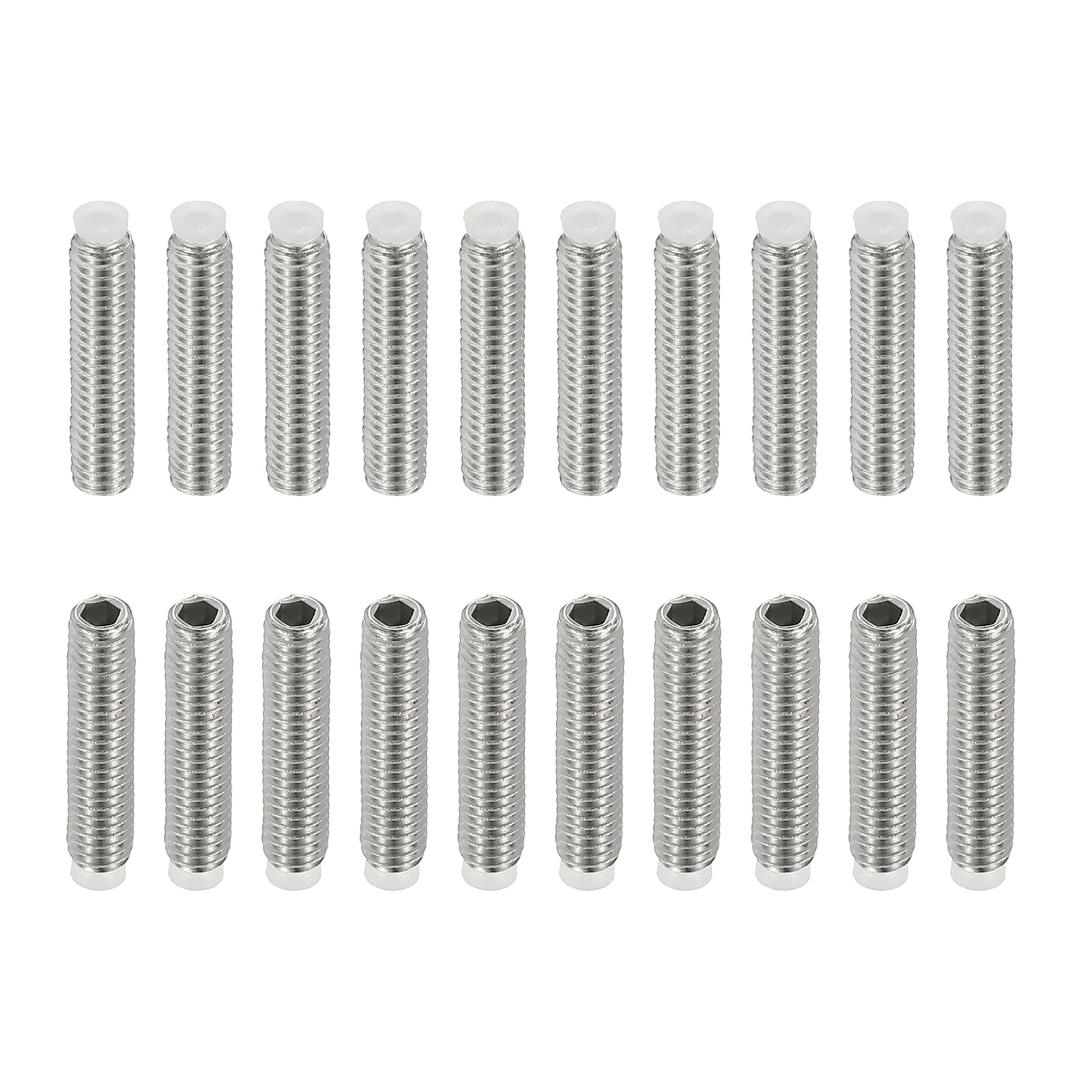 PATIKIL M4x18mm Nylon Tip Grub Screw