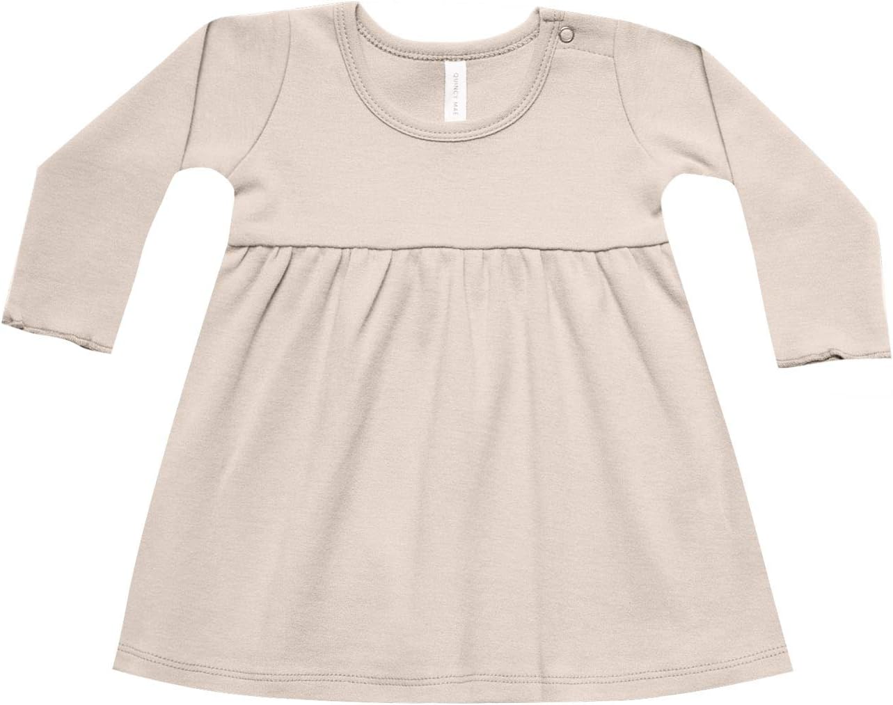 Quincy Mae Soft Cotton Dress for Baby and Toddler Girls