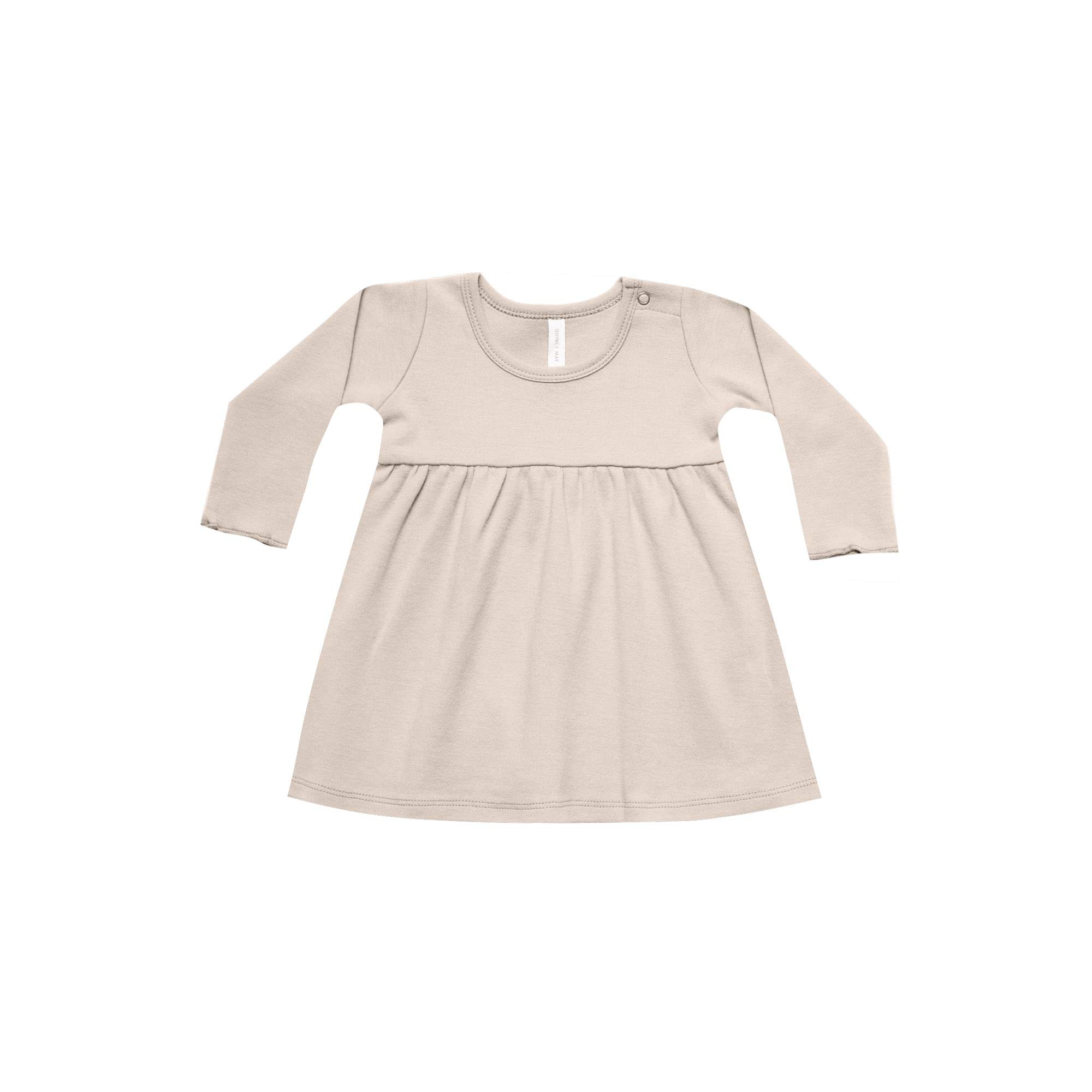 Quincy Mae Soft Cotton Dress for Baby and Toddler Girls