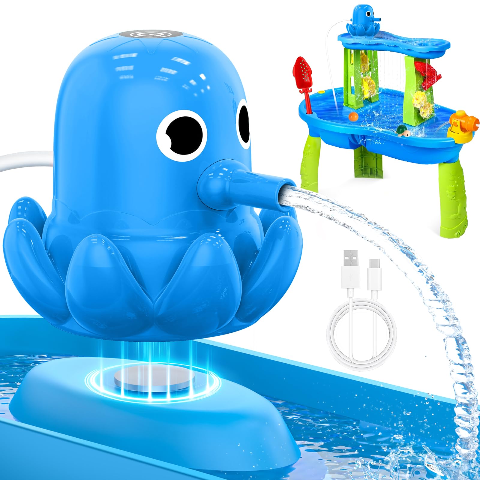 Photo 1 of Vktmuhd Water Table Pump, Blue