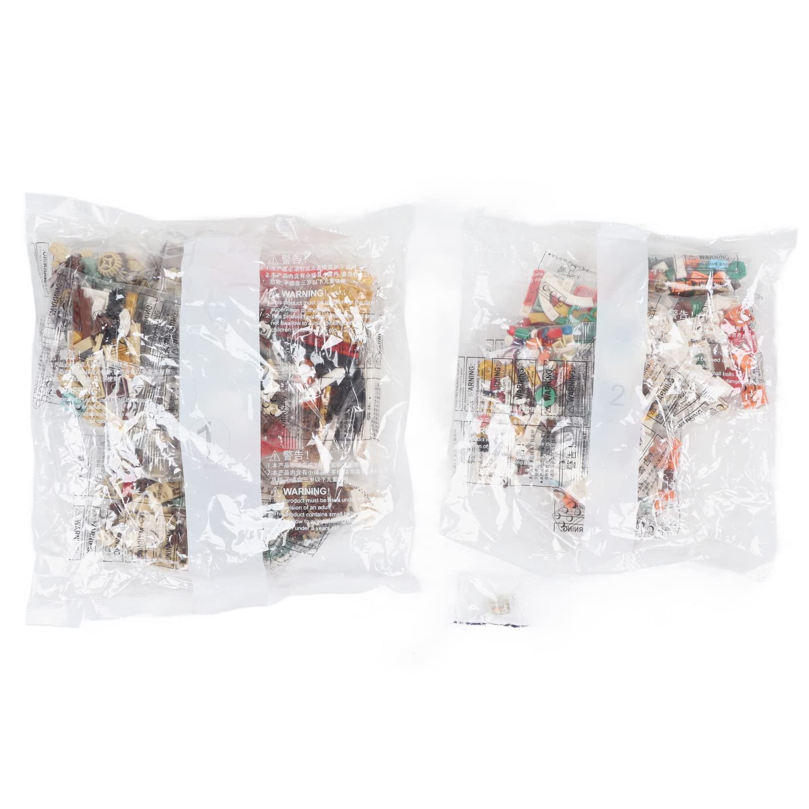 Set di Blocchi di Casetta Natalizia per Bambini da 843 Pezzi – Kit Costruzione per Gioco Creativo, Coordinazione Occhio-mano e Sviluppo del Cervello