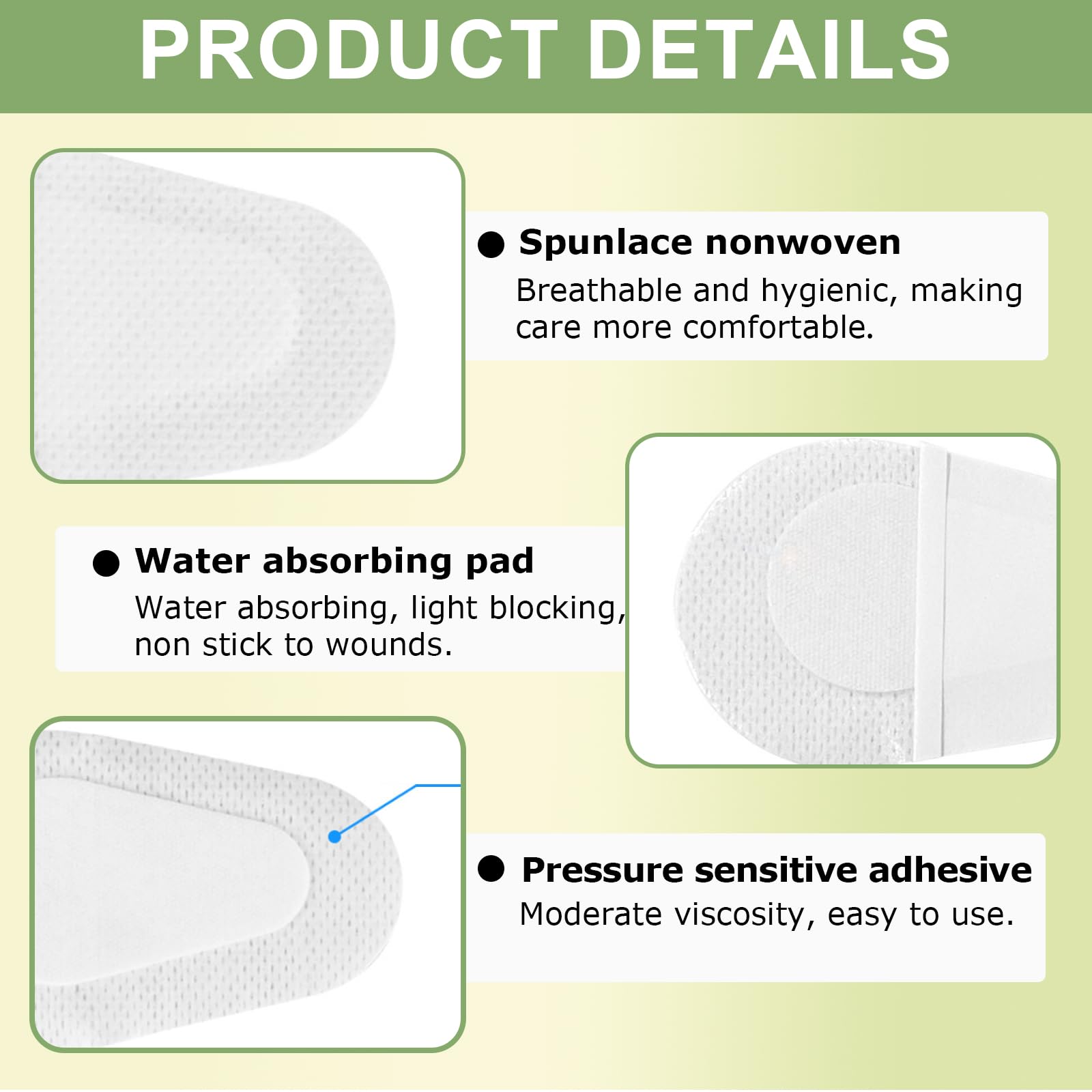 30 Pièces Pansements Oculaires Eye Patchs Non Tissés, Pansements oculaires lavant pour yeux sensibles, oculaires jetables Idéal pour amblyopie, œil paresseux Care