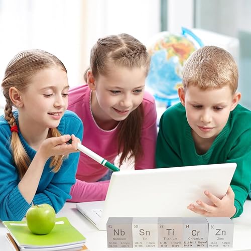 Miniatura 6 de Cubo de niobio de densidad de metal, cubo de elementos de alta densidad de metal puro para colecciones de elementos, experimentos de laboratorio,