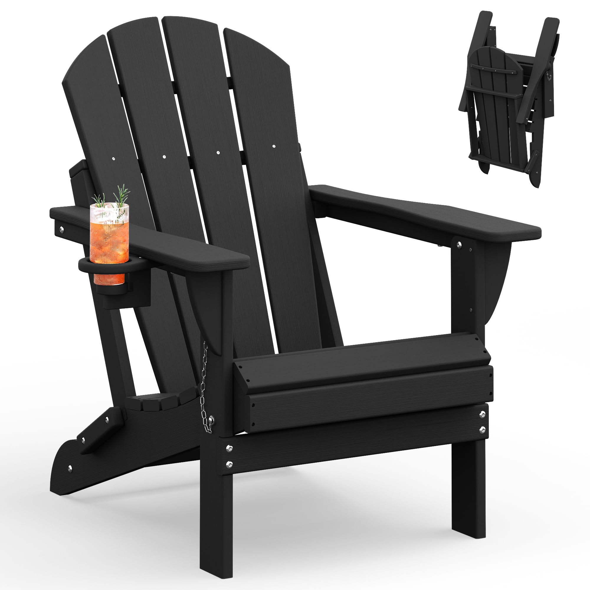 MUCHENGHY Folding Adirondack Chair