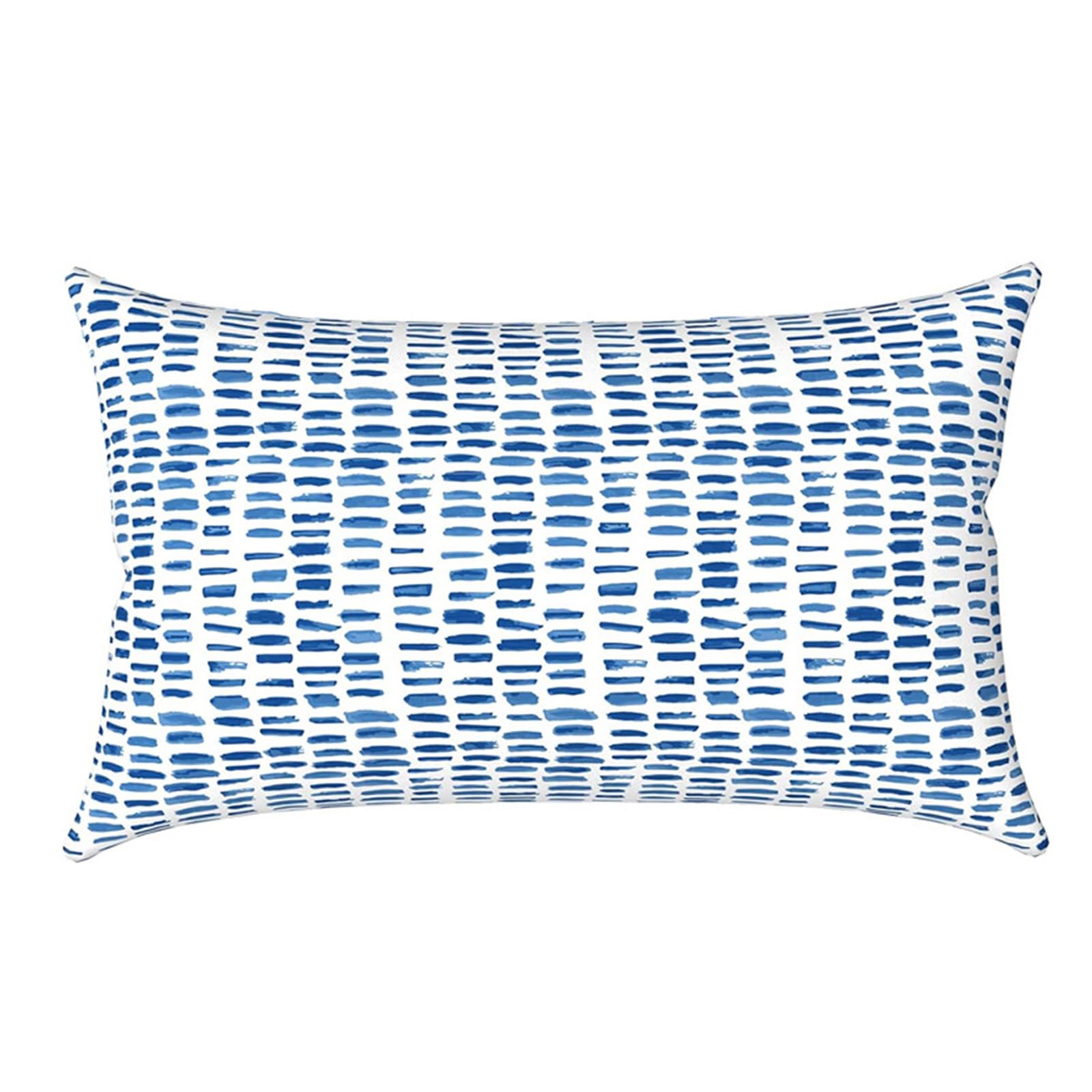 Buxuaaaa Dotted Stripes Decorative Patios Pillow Elastics Band Water Proof Outdoor Cushions For Poolsides Chair Backrest Lumbar Shell Pillow