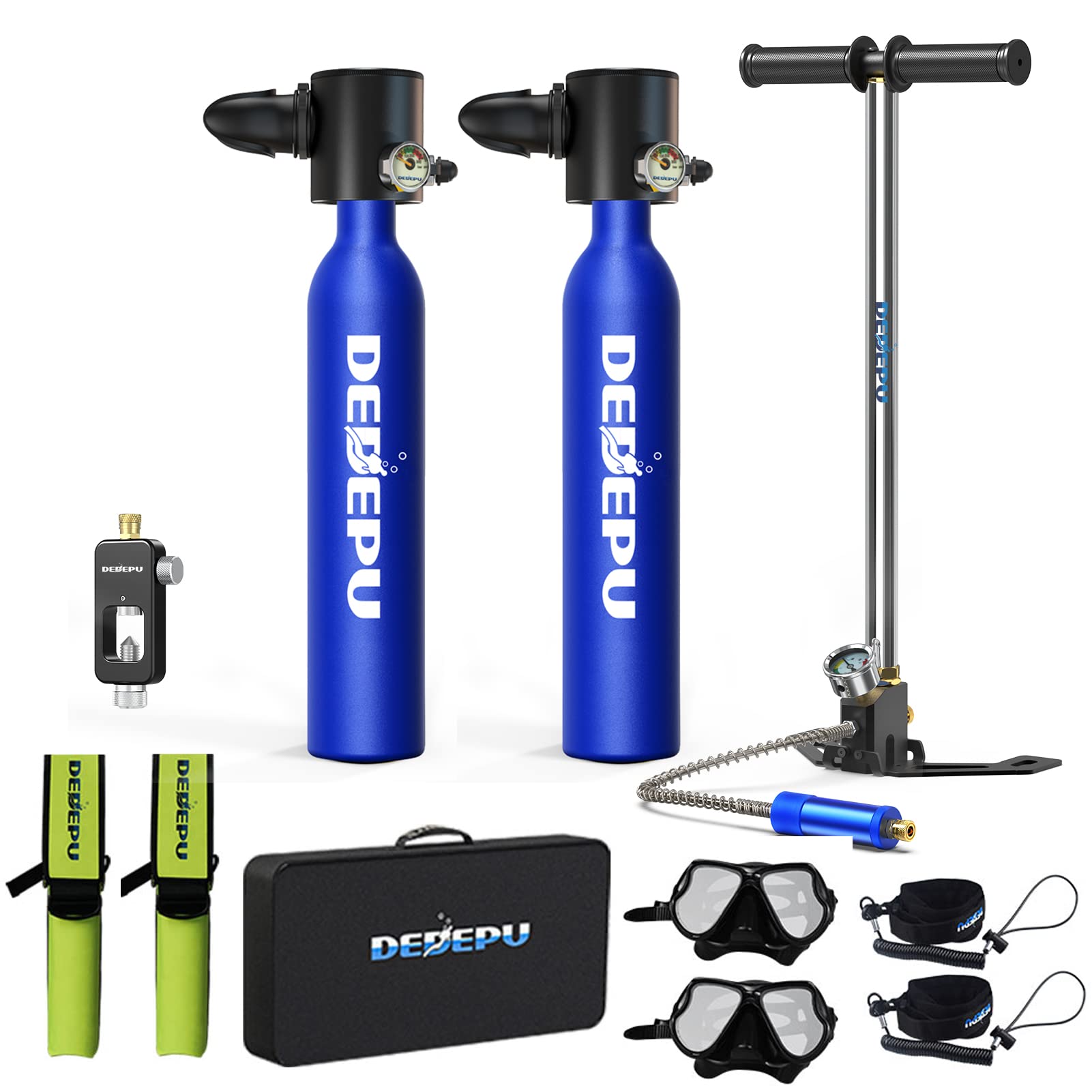 DEDEPU Scuba Diving Tank,0.5L Constant Pressure Mini Scuba Tank, Dive