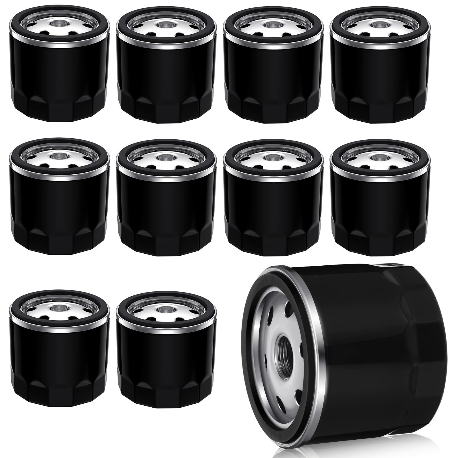 11 Pcs 12 050 01-s Oil Filter Lawn Mower Oil Filter Compatible with Engine Lawn Mower Generators Tractors Kh-12-050-01 12-050-01-s 12-050-01-s1 12-050-08