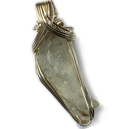 Amazon Com Genuine Libyan Desert Glass Necklace Pendant 14k Gold Filled Ancient Fragment Eastern Libya 3lgg Handmade Products