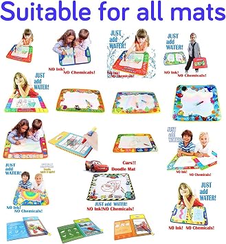 Rangebow Magic Water Doodle Pens for Aqua Drawing Mats (10 Pens)