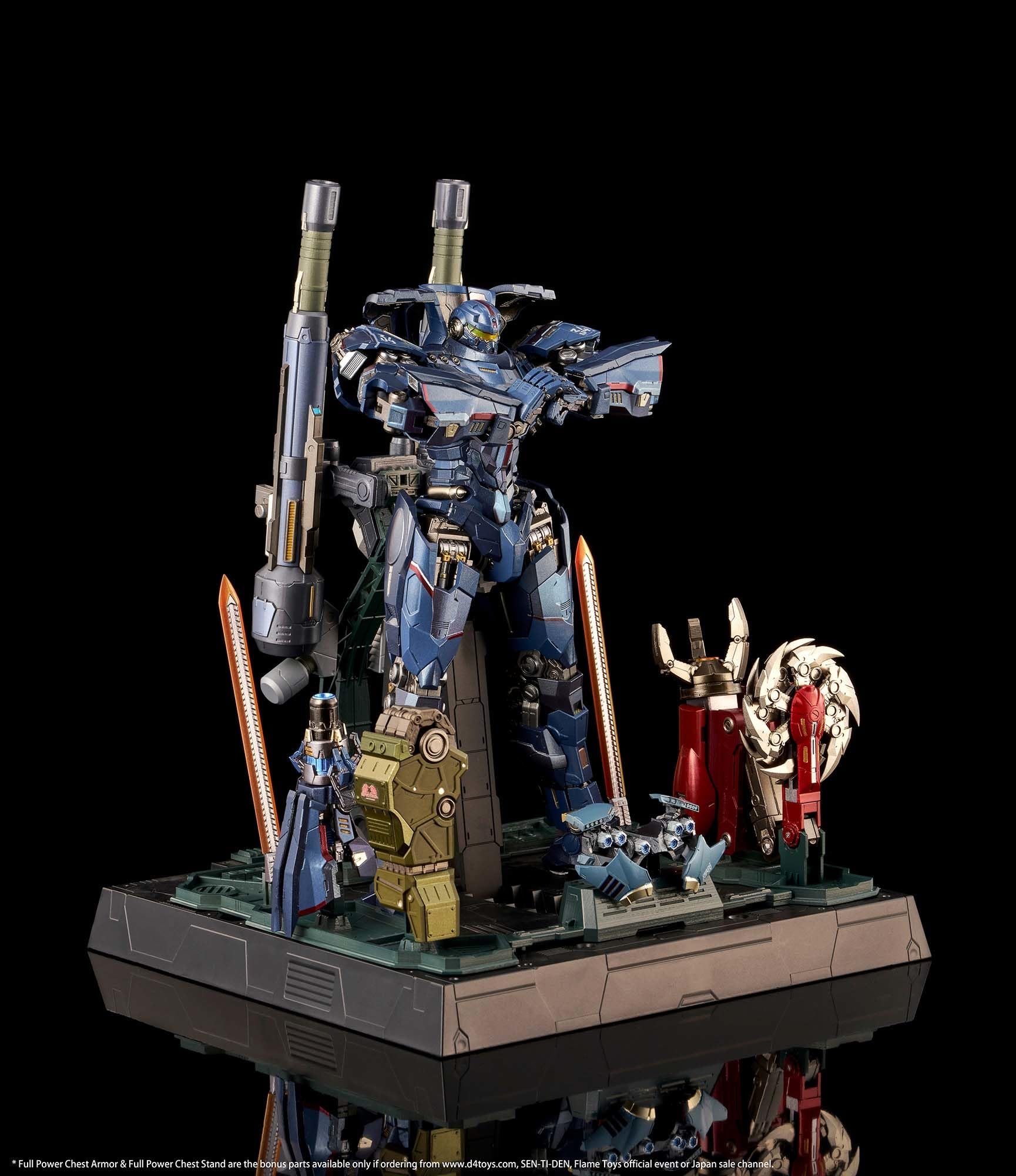 Flame Toys Pacific Rim Kuro Kara Kuri Gipsy Danger Figurine 21 cm