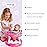 JC Toys Lots to Love Babies 14 Doll and Walker | Wheeled Walker Gift Set and Accessories | Posable & Waterproof | Ages 2+ (16198), Pink