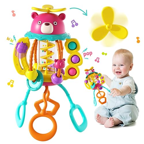 HOLA Juguetes para bebés de a meses juguete de sonajero para