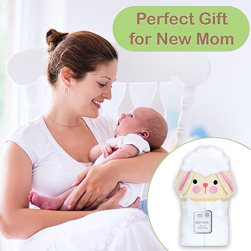 Miniatura 9 de Mother's Choice Toalla orgánica con capucha para bebé, algodón de tamaño grande, ultrasuave y absorbente, para recién nacidos, bebés, niños y niñas