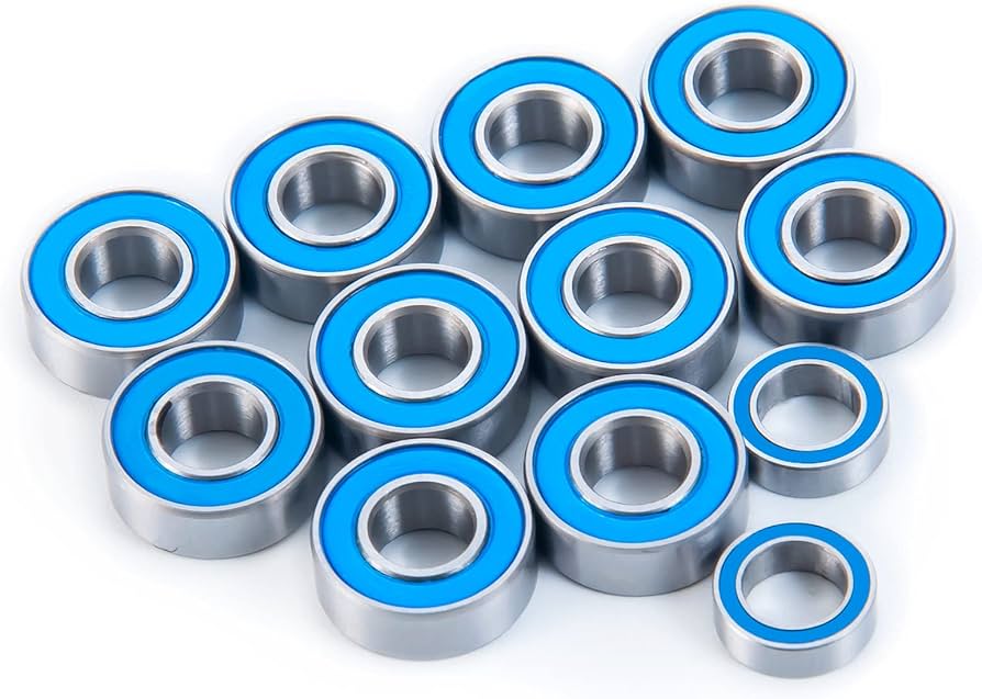 Amazon | TRZX タミヤブラックフットRCカー用12個ベアリングセット Amazon | TRZX タミヤブラックフットRCカー用12個ベアリングセット