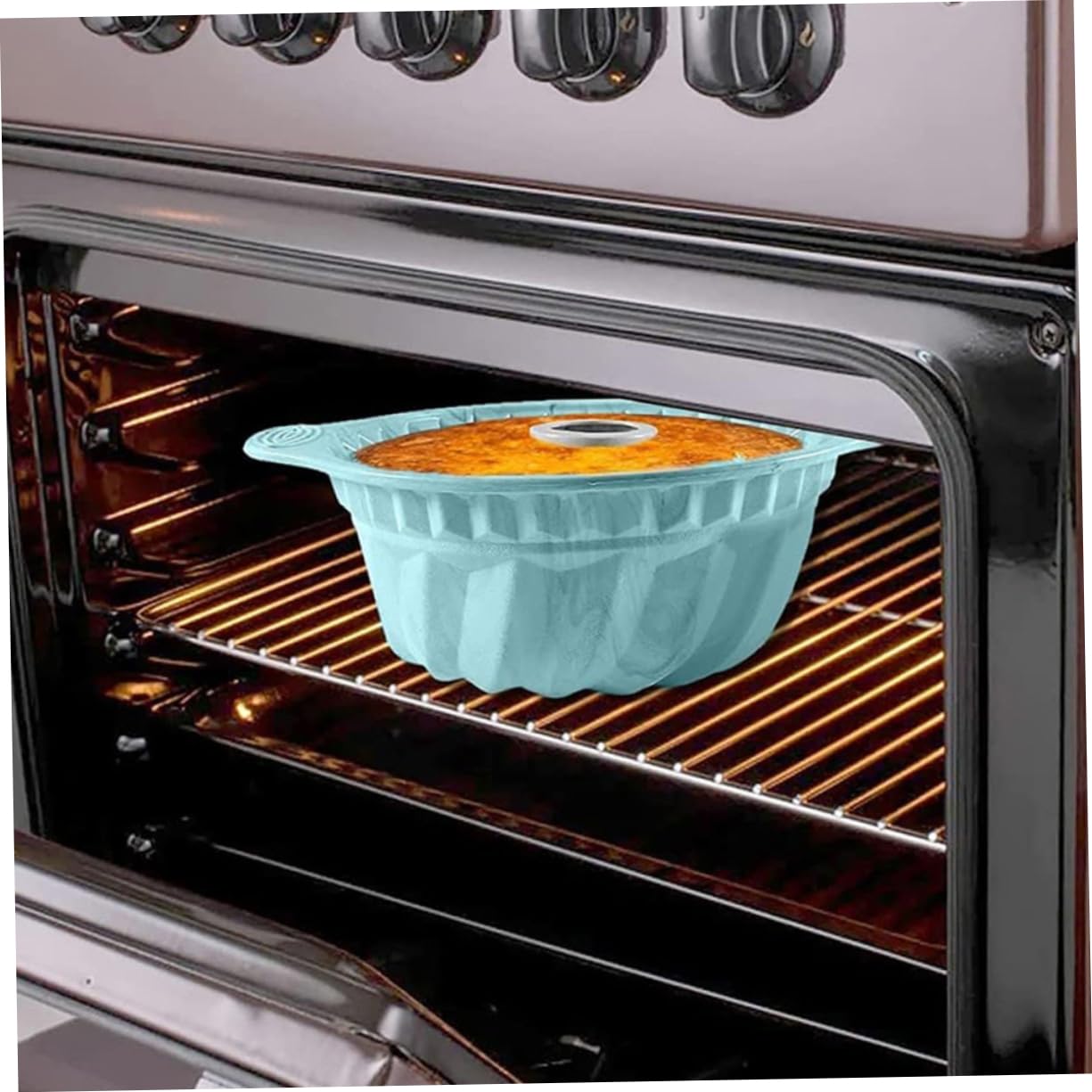 3piezas Moldes De Silicona para Pasteles Redondos Moldes De Chiffon y Mousse Asas para Hornear Casa Silicona De Alimenticio Nórdicos
