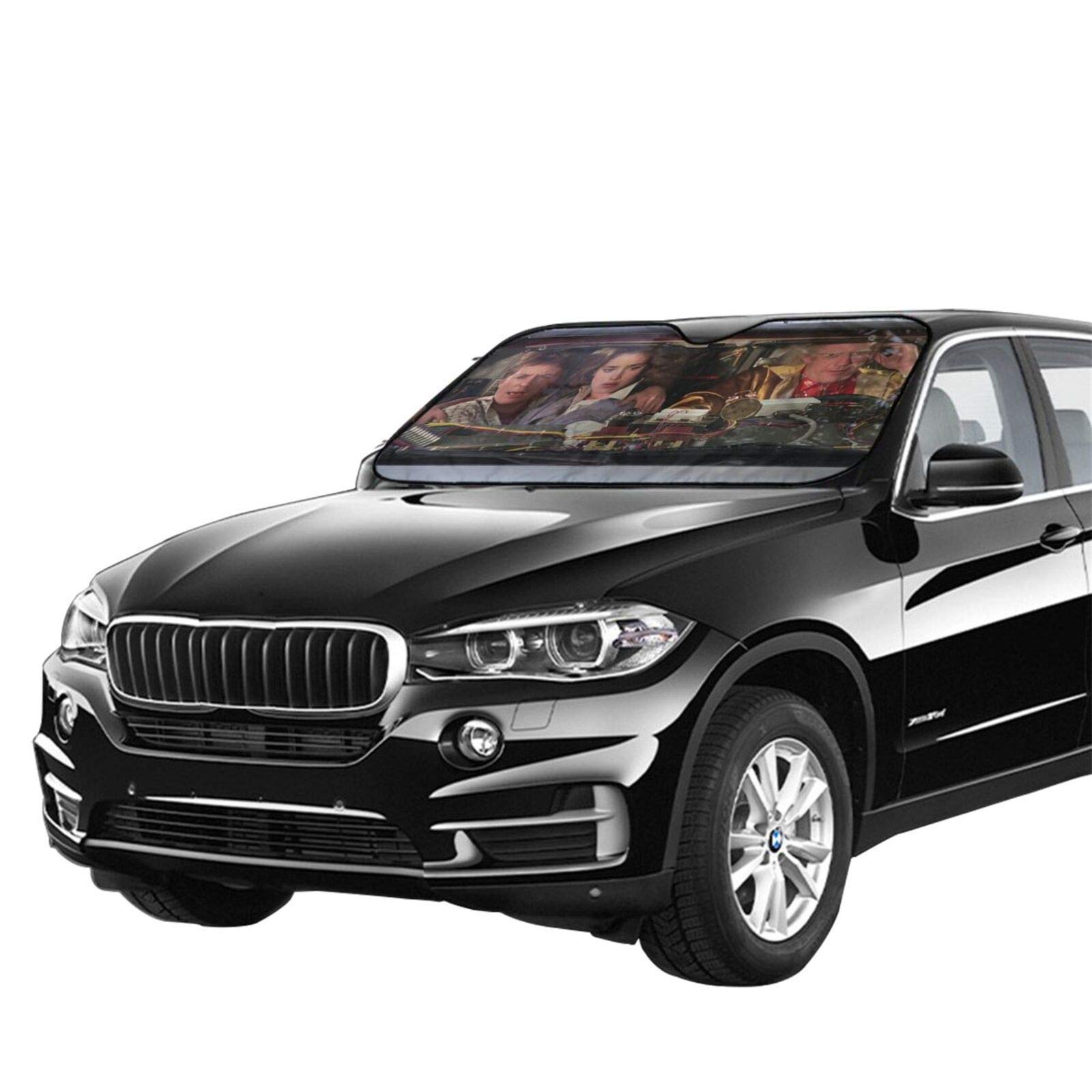 Soofam Windshield Sun Shade Foldable Umbrella Reflective Sunshade For