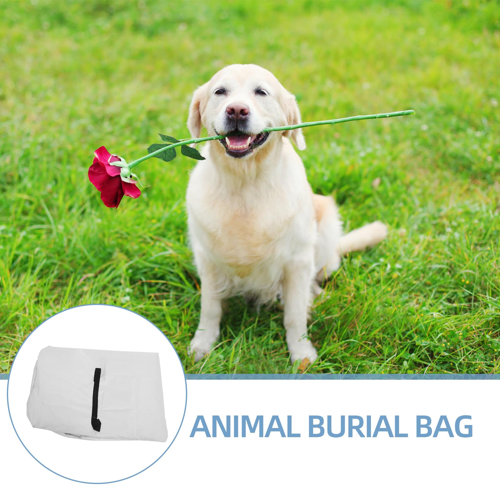 CLISPEED Sac mortuaire avec fermeture étanche pour animaux de compagnie, sac de couchage, sac de couchage, sac de couchage pour animaux de compagnie, sac de couchage pour les funérailles,