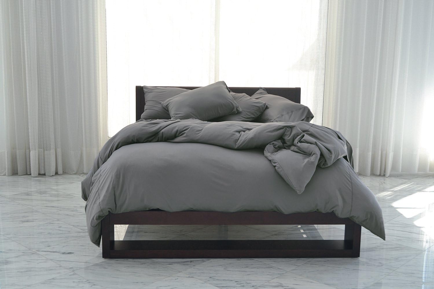 SHEEX Performance Cooling Duvet CoverQueen Graphite Home & Kitchen