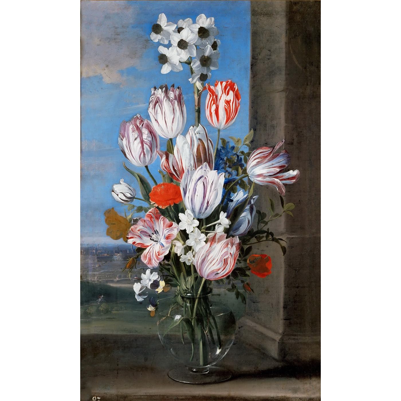 Impression giclée bouquet de fleurs de Vienne résolvant les murs vides et ternes