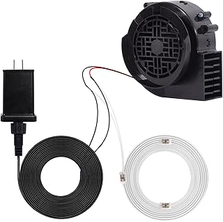 Inflatable Replacement Fan Blower 12V 1.2 A Mini Air Blower with 3 LEDs for